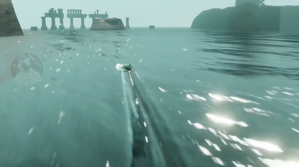 光遇小人如何在水里站立