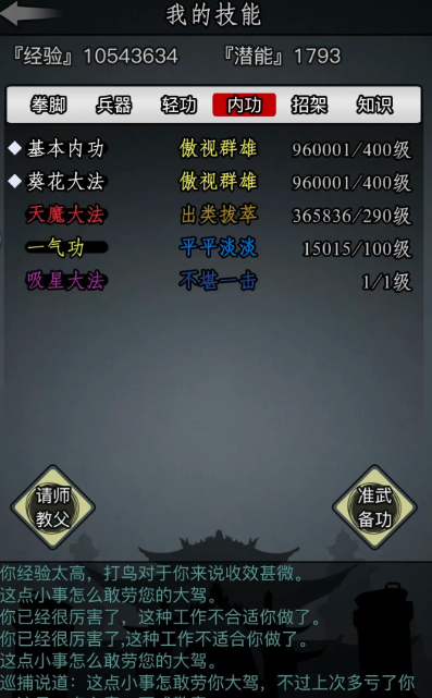 放置江湖日月神教剑法用什么