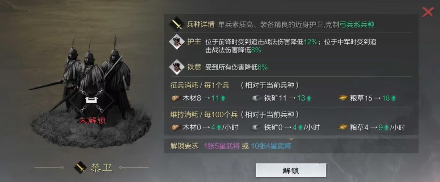 率土之滨兵种怎么搭配