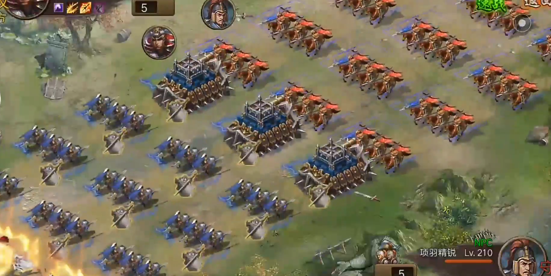 攻城掠地先帝试炼项羽用什么将