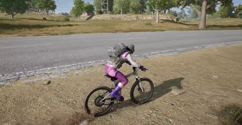 绝地求生自行车怎么站起来