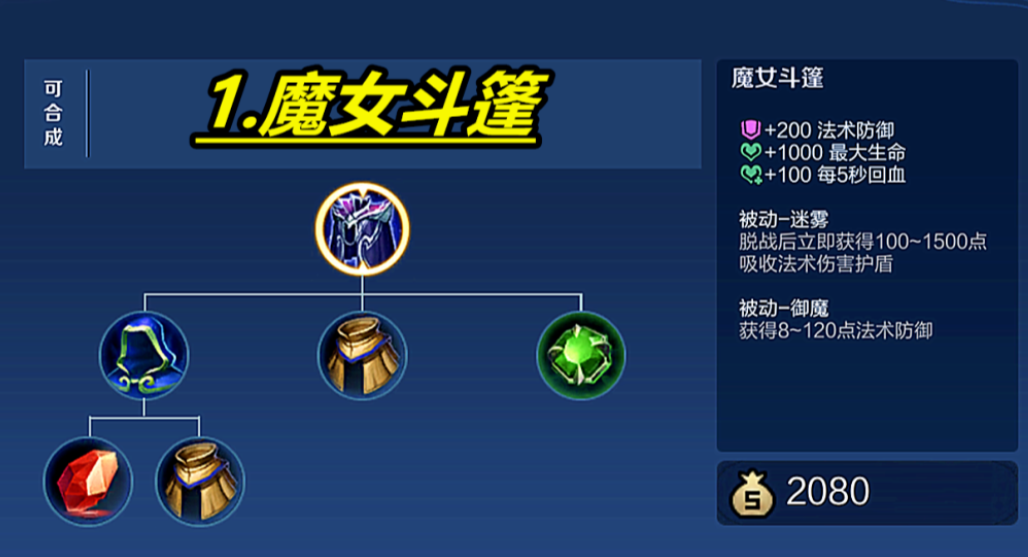 王者荣耀逆风暗信怎么出装