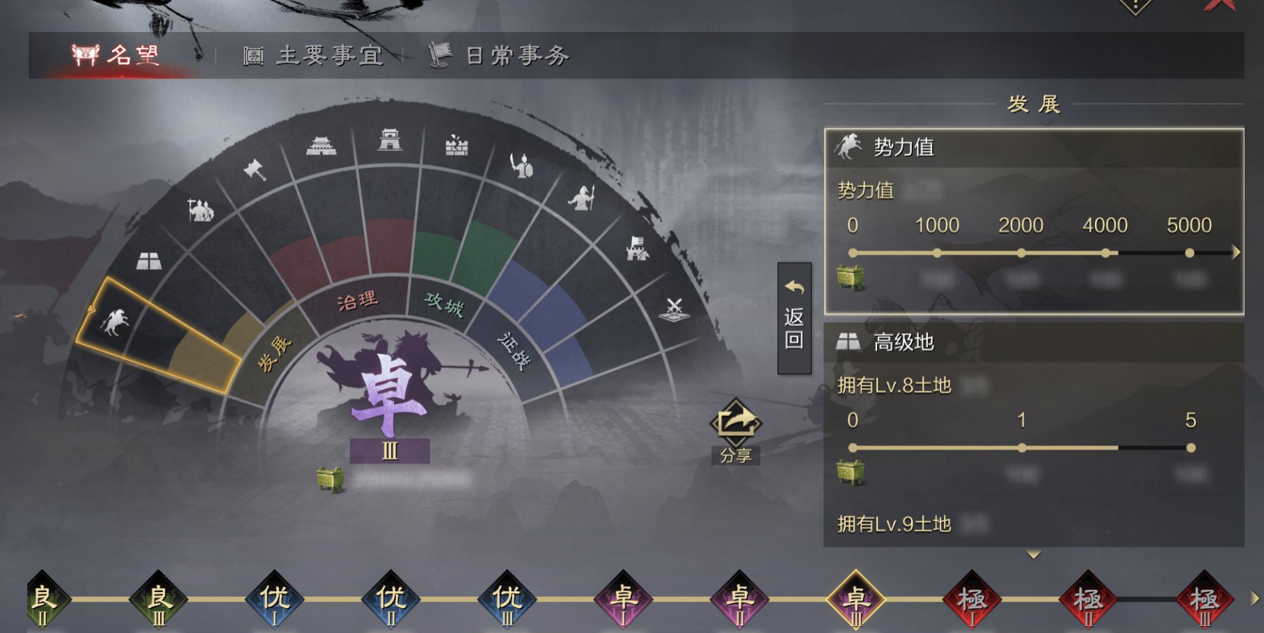 率土之滨地占满了后怎么升级