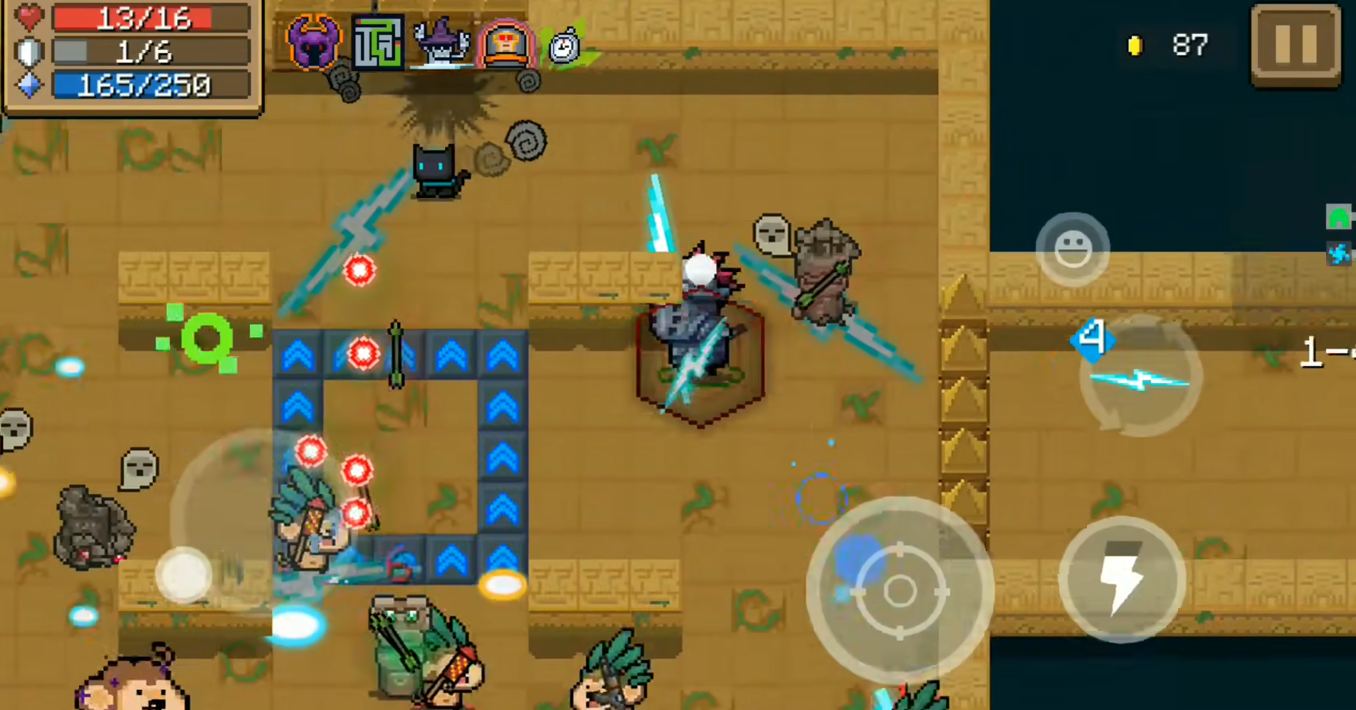 元气骑士如何单人开启挑战因子