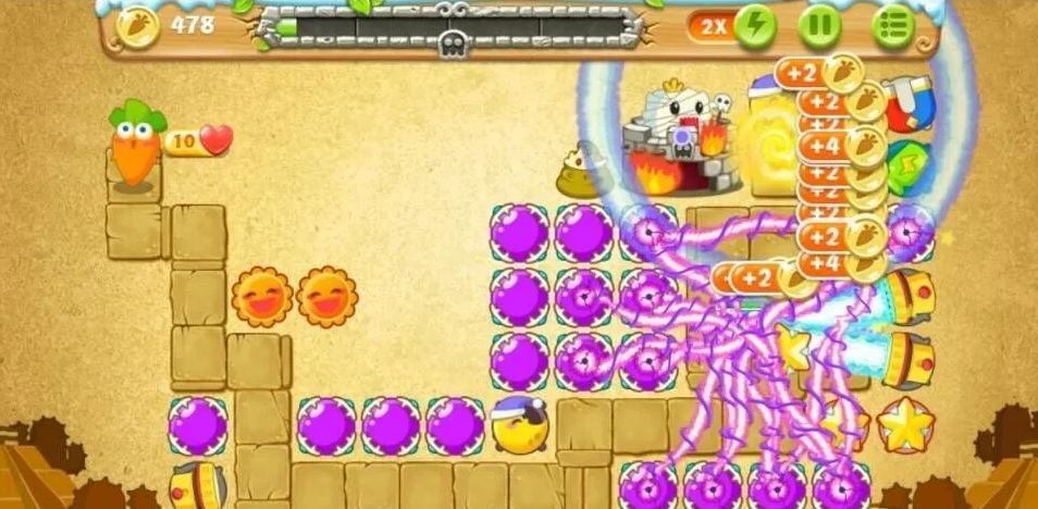 保卫萝卜2第72关怎么打