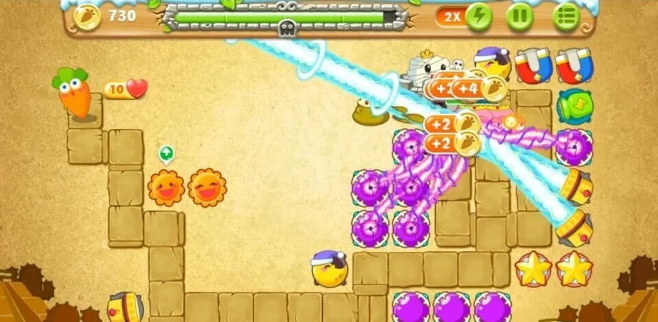 保卫萝卜2第72关怎么打