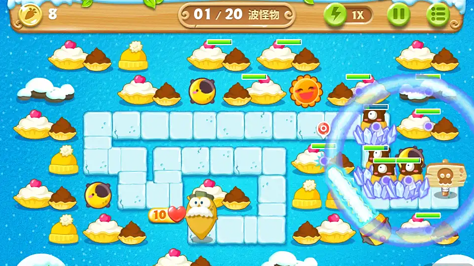 保卫萝卜2第96关怎么过