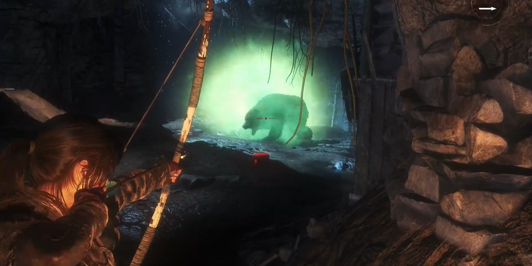 古墓丽影怎么射毒箭