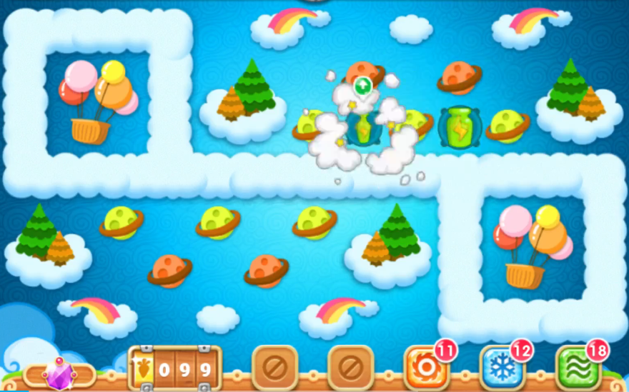 保卫萝卜56关怎么攻略