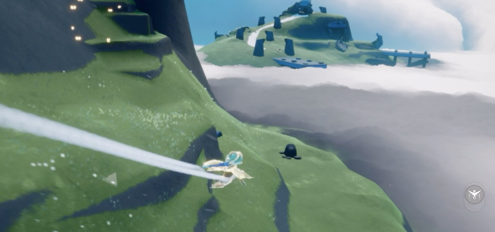 光遇飞行怎么找方向