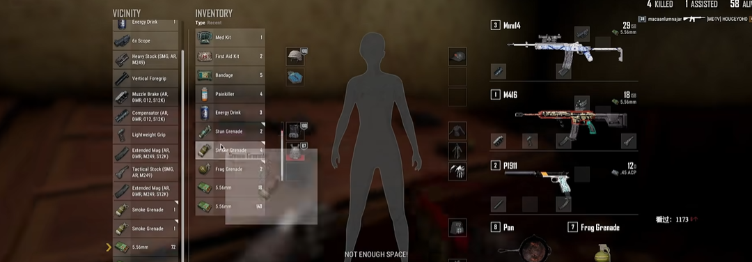 绝地求生m4装什么配件