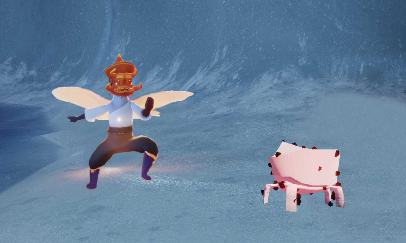 光遇如何将螃蟹掀翻