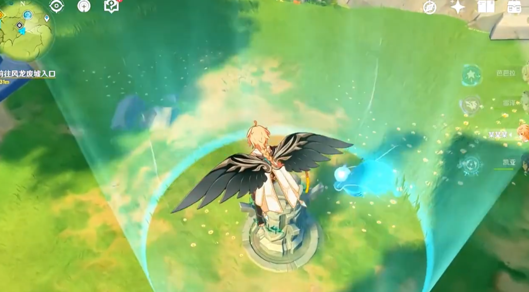 原神奔狼领风结界怎么破