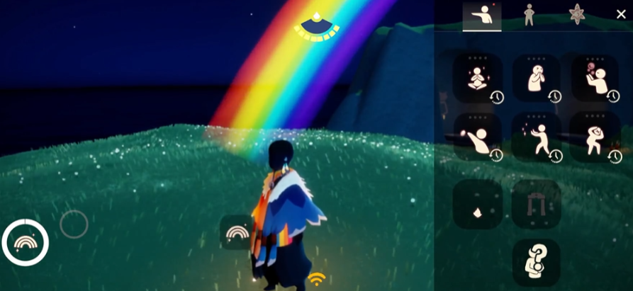 光遇的霞谷彩虹在哪里