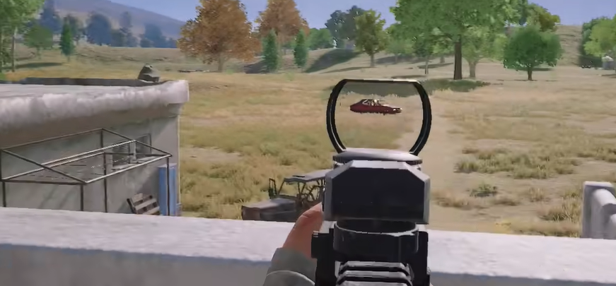 绝地求生怎么一边打一边蹲