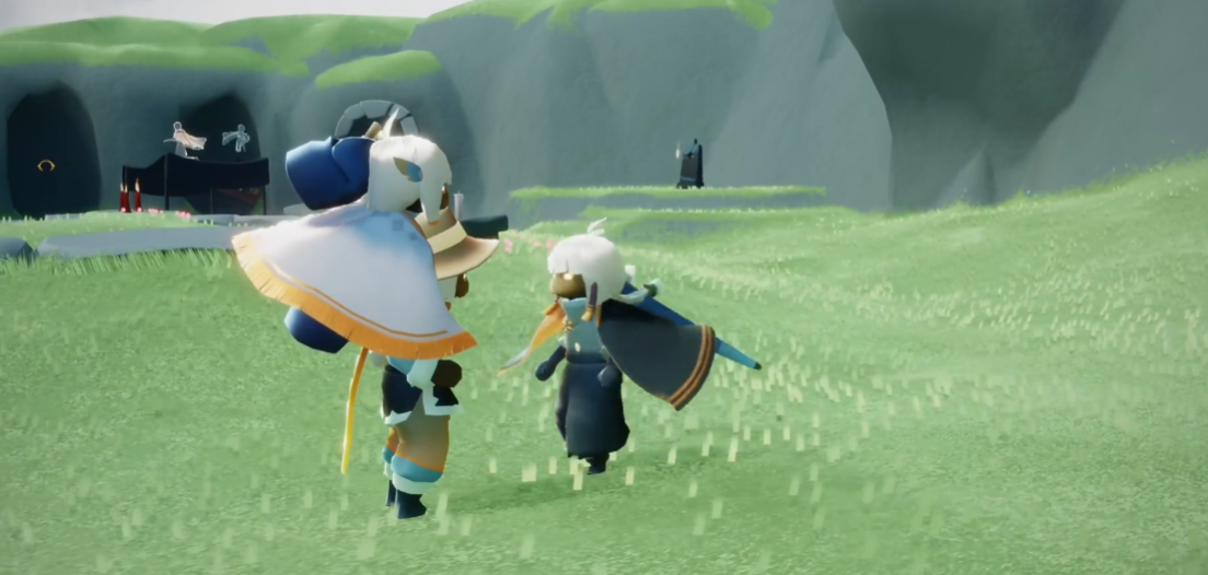 光遇背背如何下来