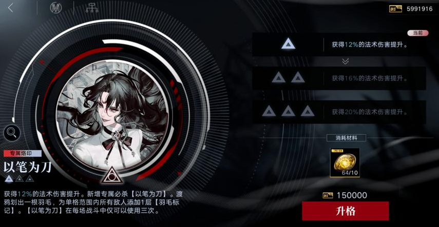 终末阵线烙印有什么用