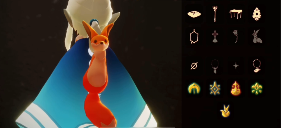 光遇怎么抱狐狸背包