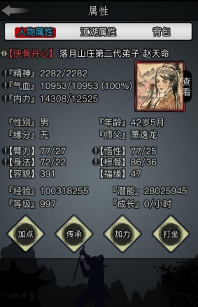 放置江湖容貌怎么减