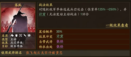 三国志战略版落风用什么代替