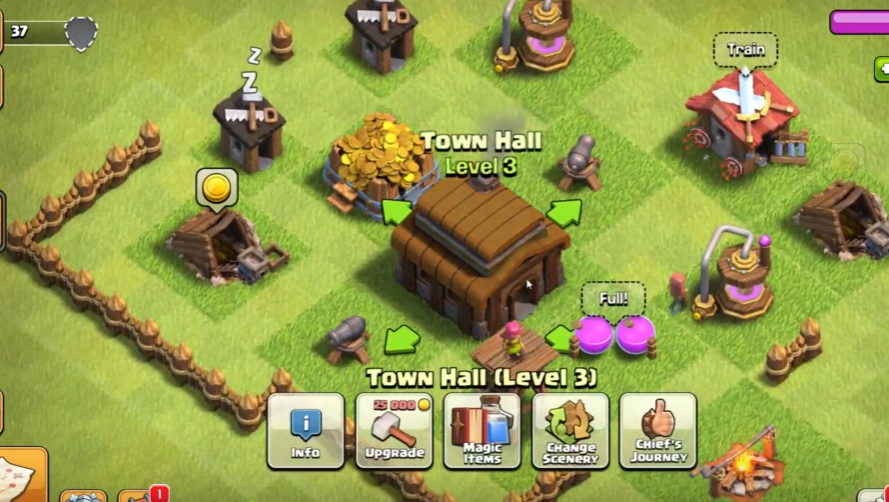 部落冲突新手先升什么本