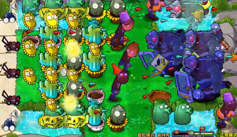 植物大战僵尸54关怎么过