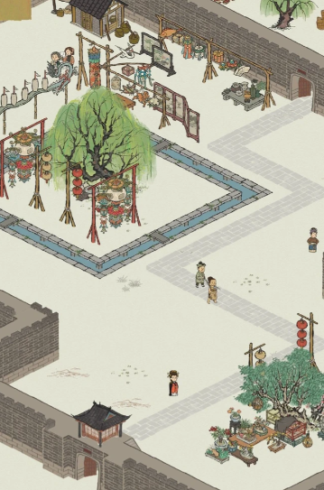 江南百景图杂物摊怎么放