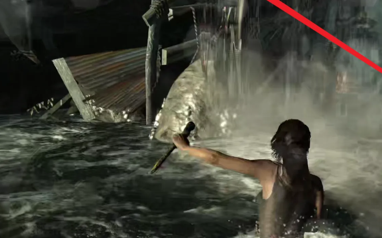 古墓丽影九第一个瀑布怎么过