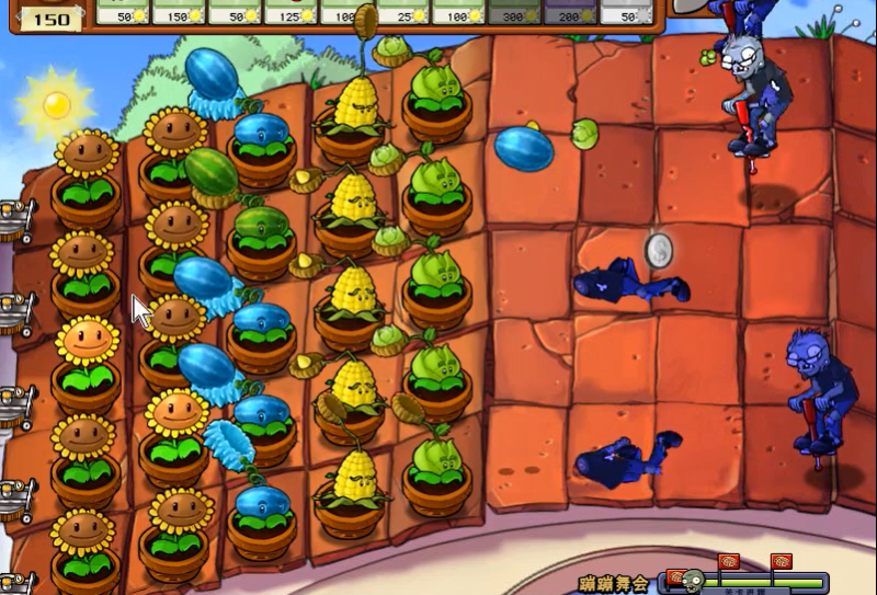植物大战僵尸蹦蹦舞会怎么过的
