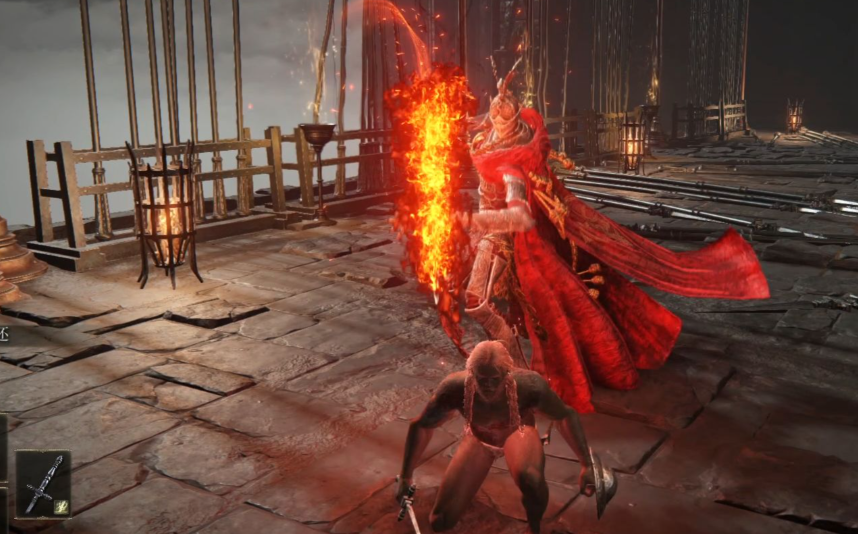 艾尔登法环火焰骑士怎么打