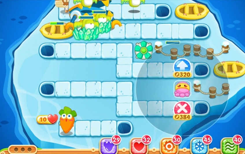 保卫萝卜2第135关怎么过